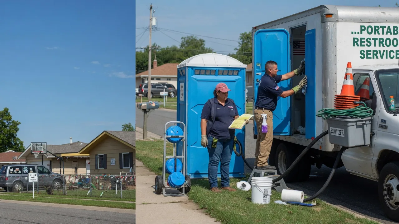 Portable Toilet Rental in Dublin, OH near me